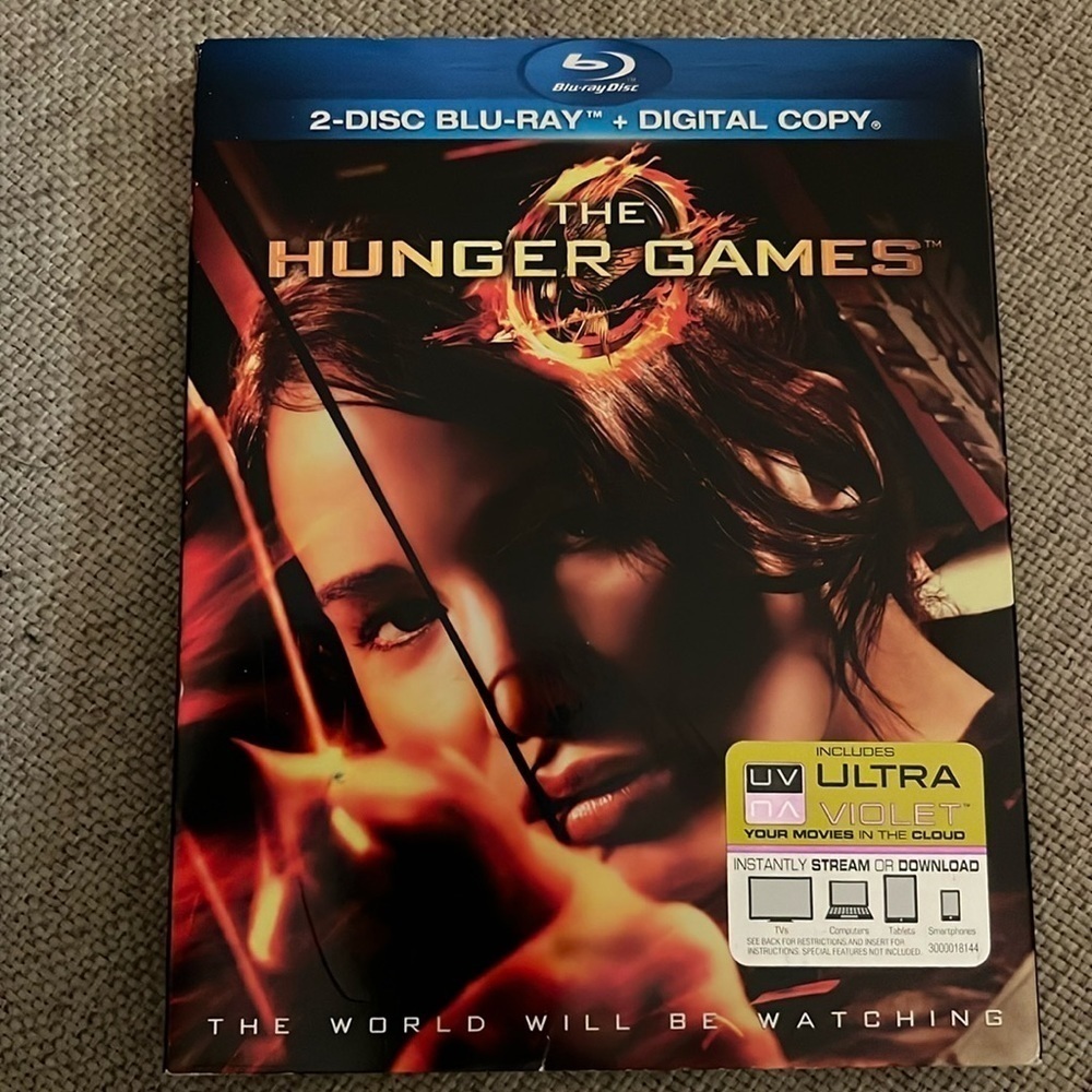 2 disc blue ray the hunger games